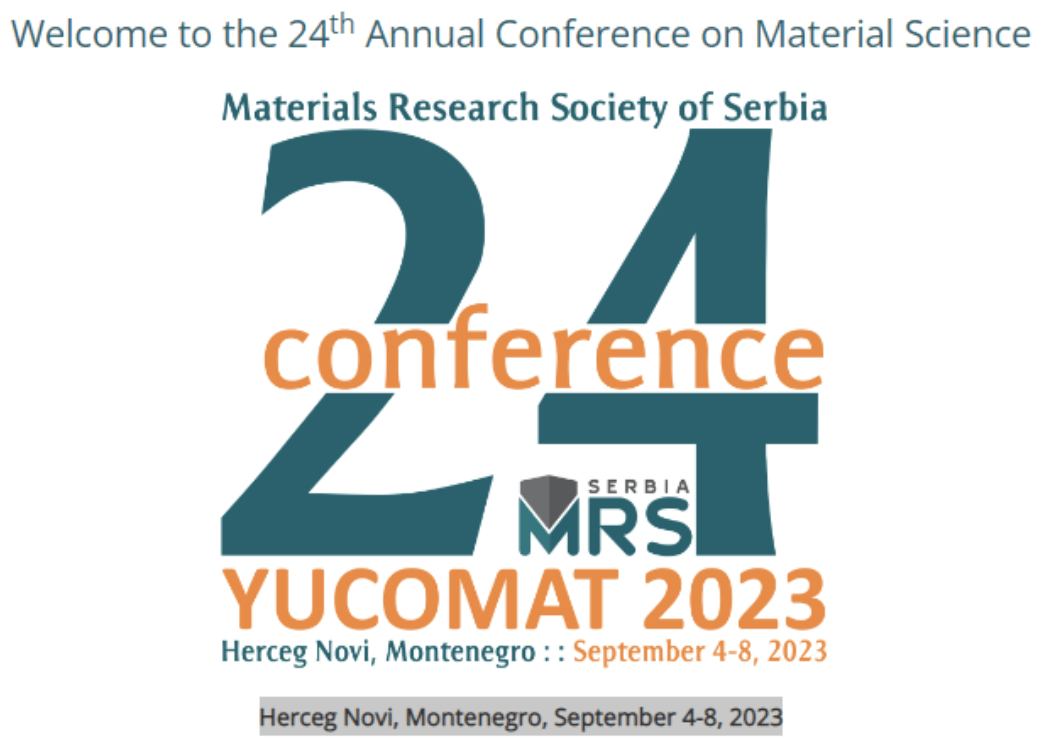 Submit Your Abstracts for YUCOMAT 2023